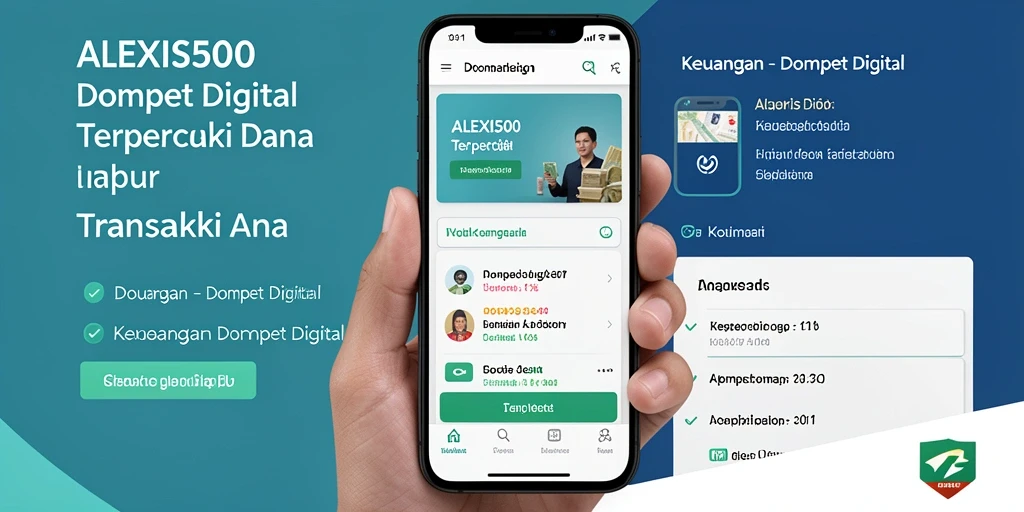 Tampilan utama ALEXIS500 yang intuitif dan mudah digunakan.