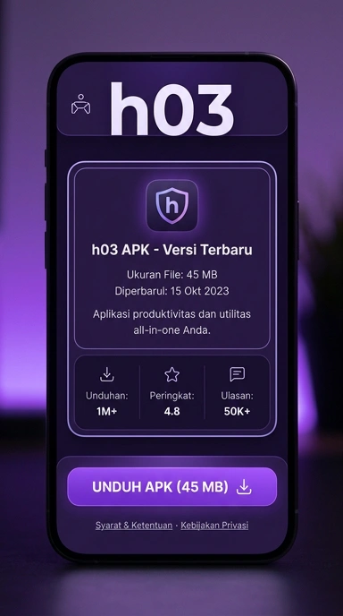 Tampilan halaman APK h03